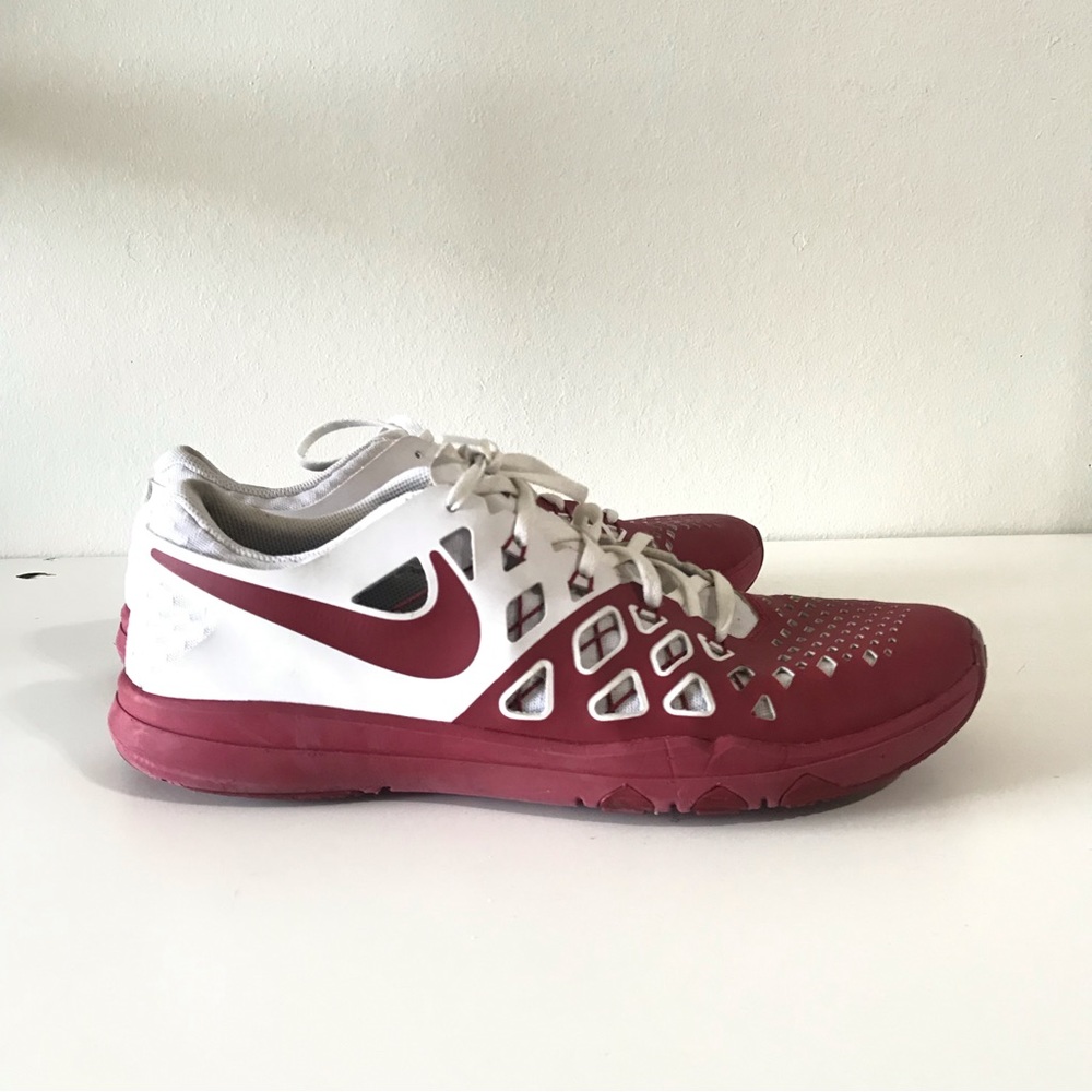 Nike sneakers white and red size 11.5